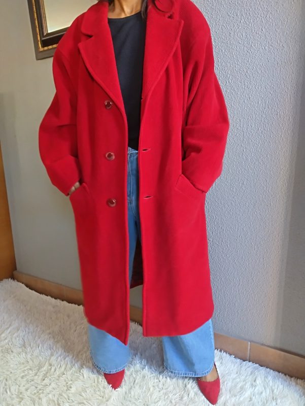 Oversized Corduroy Coat - Image 4