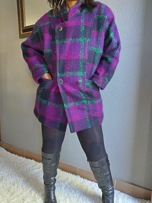 Vintage Multi-Coloured Blazer Coat