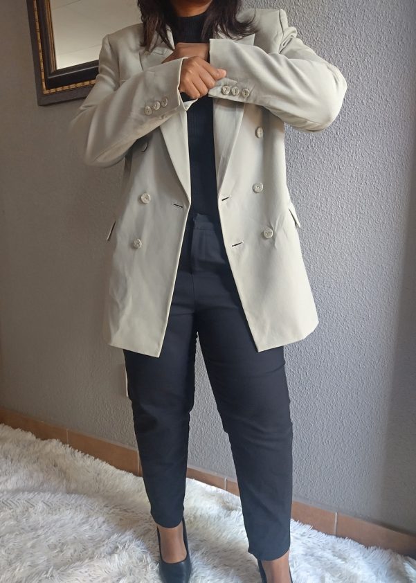 Mark & Spencer Double Breasted Blazer - Image 3
