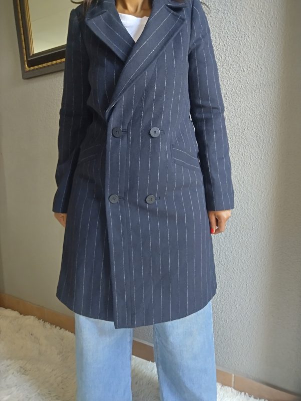 Striped Coat Blazer
