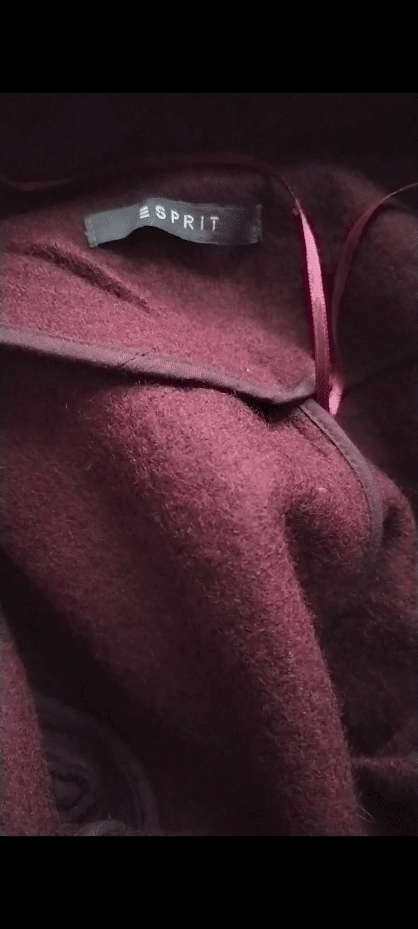 Burgundy Wrap Jacket - Image 3