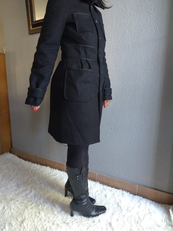 Denny Rose Coat With 4 Front Pockets - Image 3
